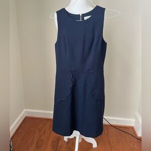 Eliza J Navy Sheath Dress- 6